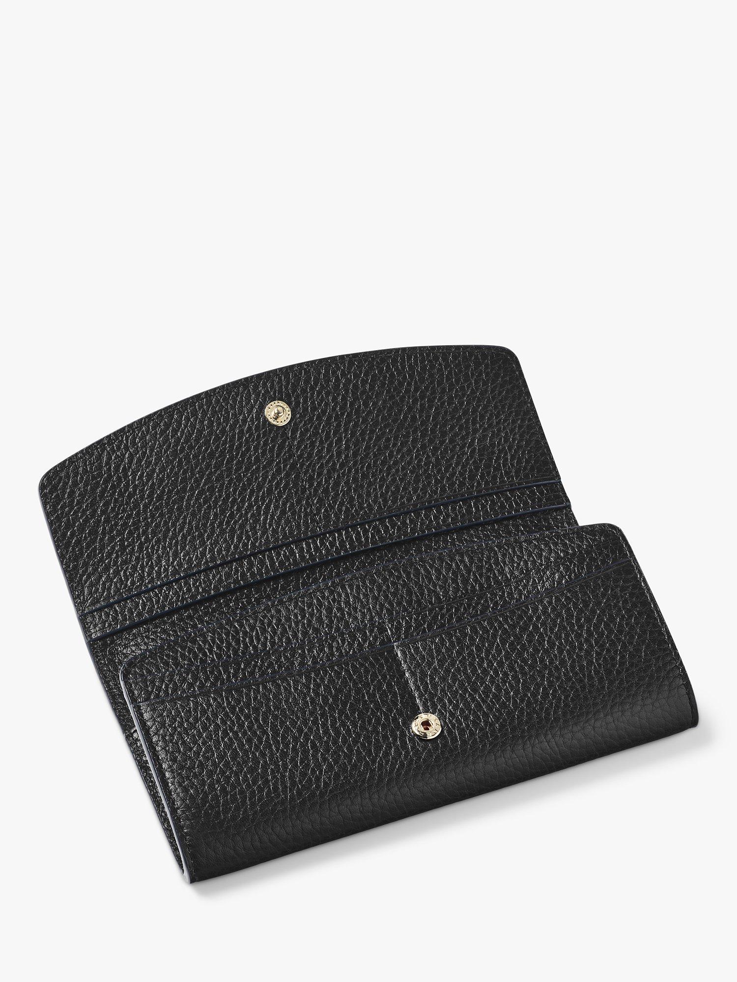 Product image 4 of 5, which shows Aspinal of London Essential Pebble Leather Purse, Black