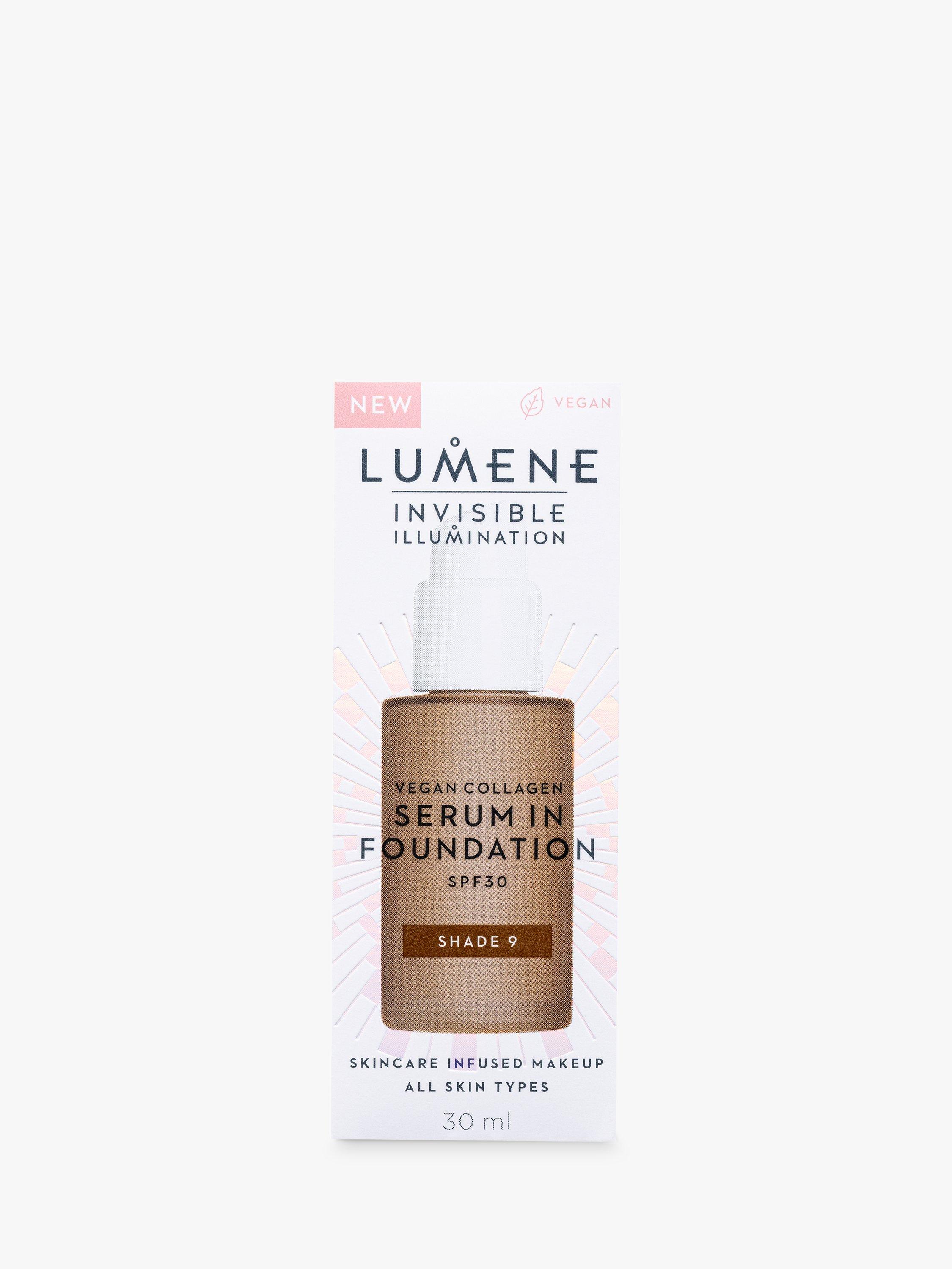 Product image 2 of 5, which shows Lumene Invisible Illumination Vegan Collagen Serum in Foundation SPF 30, 9