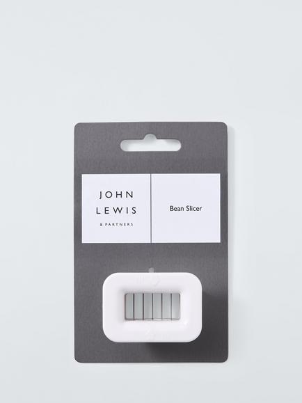 John Lewis Bean Slicer - view 2, White White