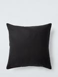 John Lewis Floral Crop Embroidered Cushion, Auburn