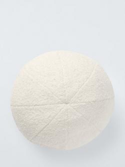 John Lewis Boucle Sphere Cushion, Marshmallow - view 2, Marshmallow