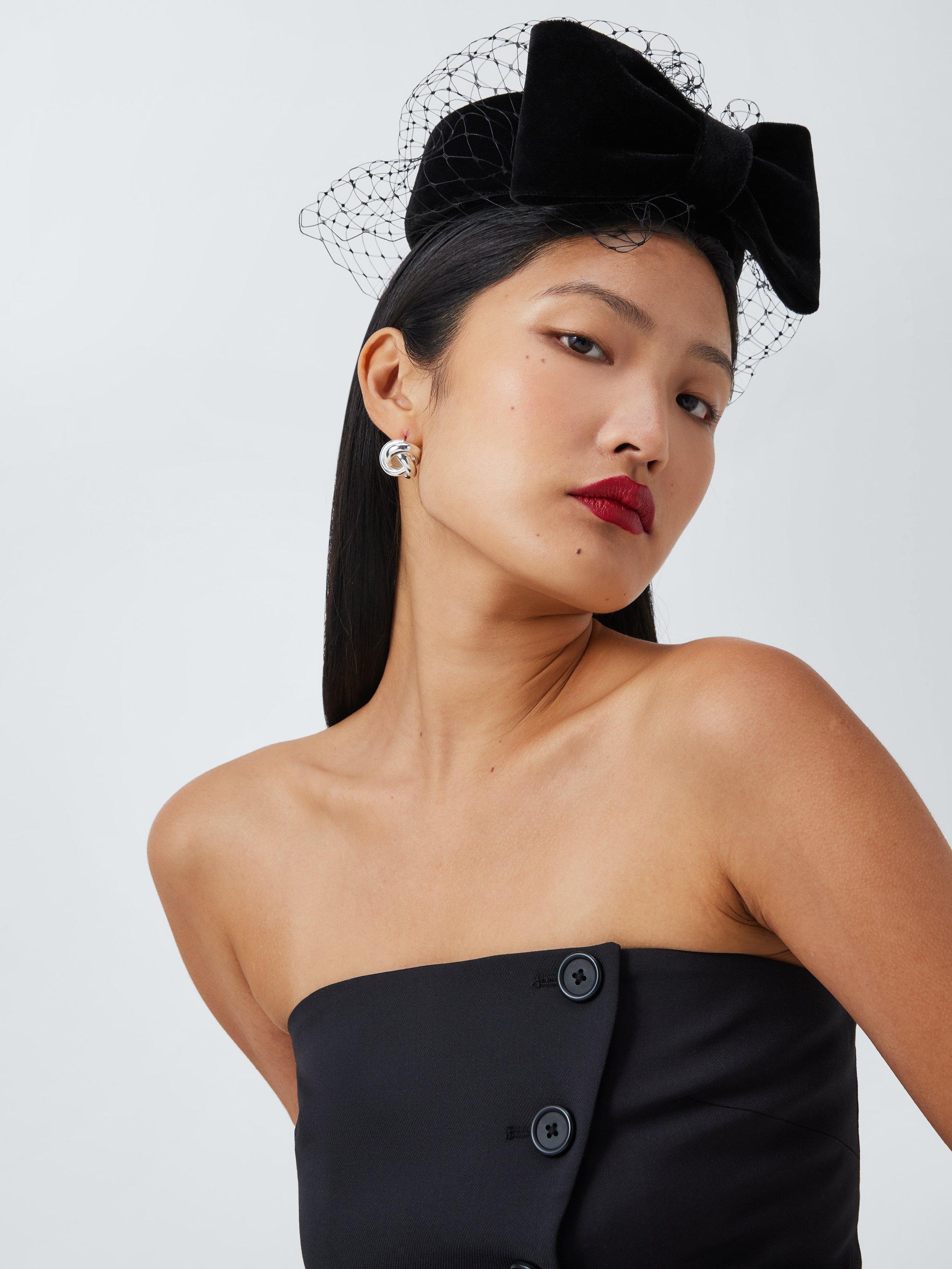 Black occasion hat discount