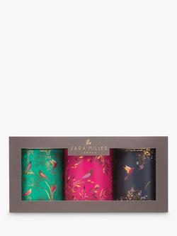 Sara Miller Chelsea Collection Birds Kitchen Storage Caddy, Set of 3, Assorted, Multi