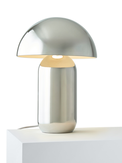 John Lewis Mushroom XL Table Lamp, Chrome