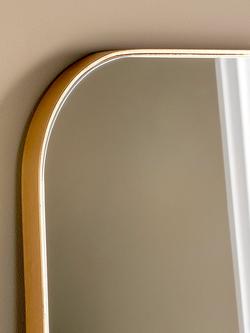 Yearn Larvik Overmantel Wall Mirror, 80 x 110cm - view 2, Gold