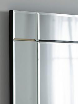 Yearn Oxford Bevelled Glass Full-Length Rectangular Wall/Leaner Mirror, 170 x 80cm, Clear - view 2, Clear