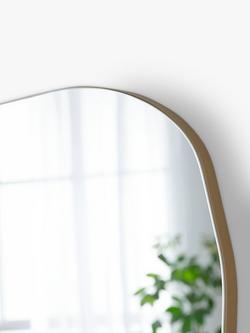 Yearn Organic Wall Mirror, 80 x 50cm - view 2, Gold