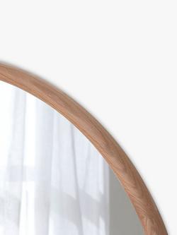 Yearn Sherwood Solid Oak Wood Frame Full-Length Wall/Leaner Mirror, 180 x 80cm, Natural - view 2, Natural