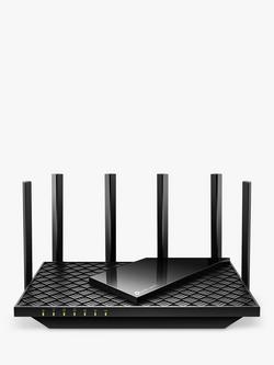 TP-Link Archer AXE75 AXE5400 Tri-Band Gigabit Wi-Fi 6E Router - view 2, Black