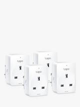 TP-Link Tapo P110 Mini Smart Wi-Fi Plug, Pack of 4, White