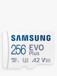 Samsung EVO Plus UHS-1, Class 10, microSDXC card, up to 130MB/s Read Speed, 256GB