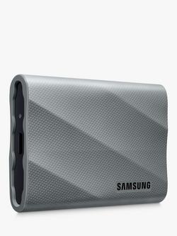 Samsung T9 USB 3.2 Gen 2 Portable SSD Hard Drive, 1TB, Black - view 2, Grey