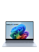 Samsung Galaxy Book4 Edge Laptop, Qualcomm Snapdragon X Elite Processor, 16GB RAM, Galaxy AI, 512GB SSD, 16" 3K Touch Screen, Sapphire Blue