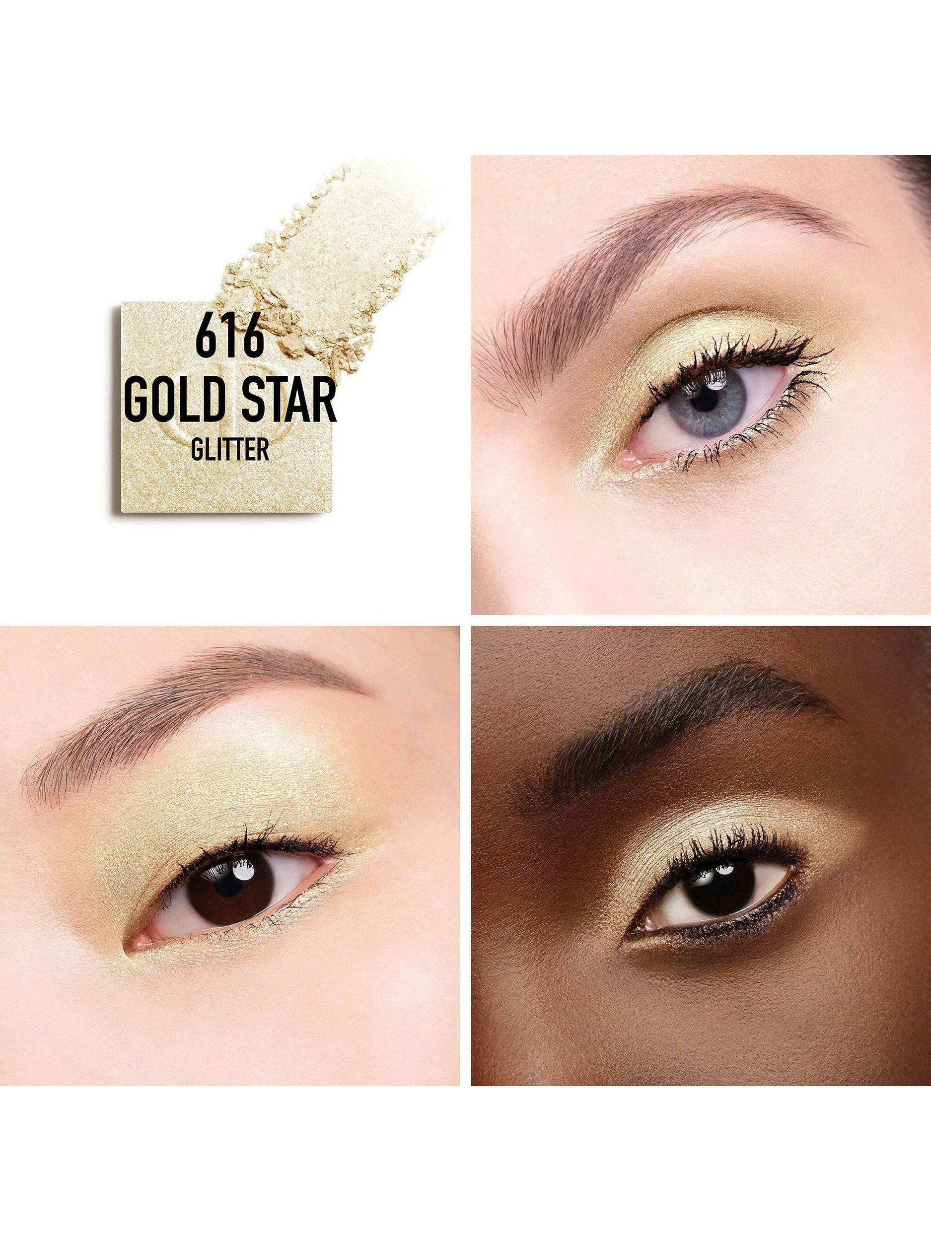 Product image 2 of 6, which shows DIOR Diorshow Mono Couleur Couture Eyeshadow, 616 Gold Star Glitter