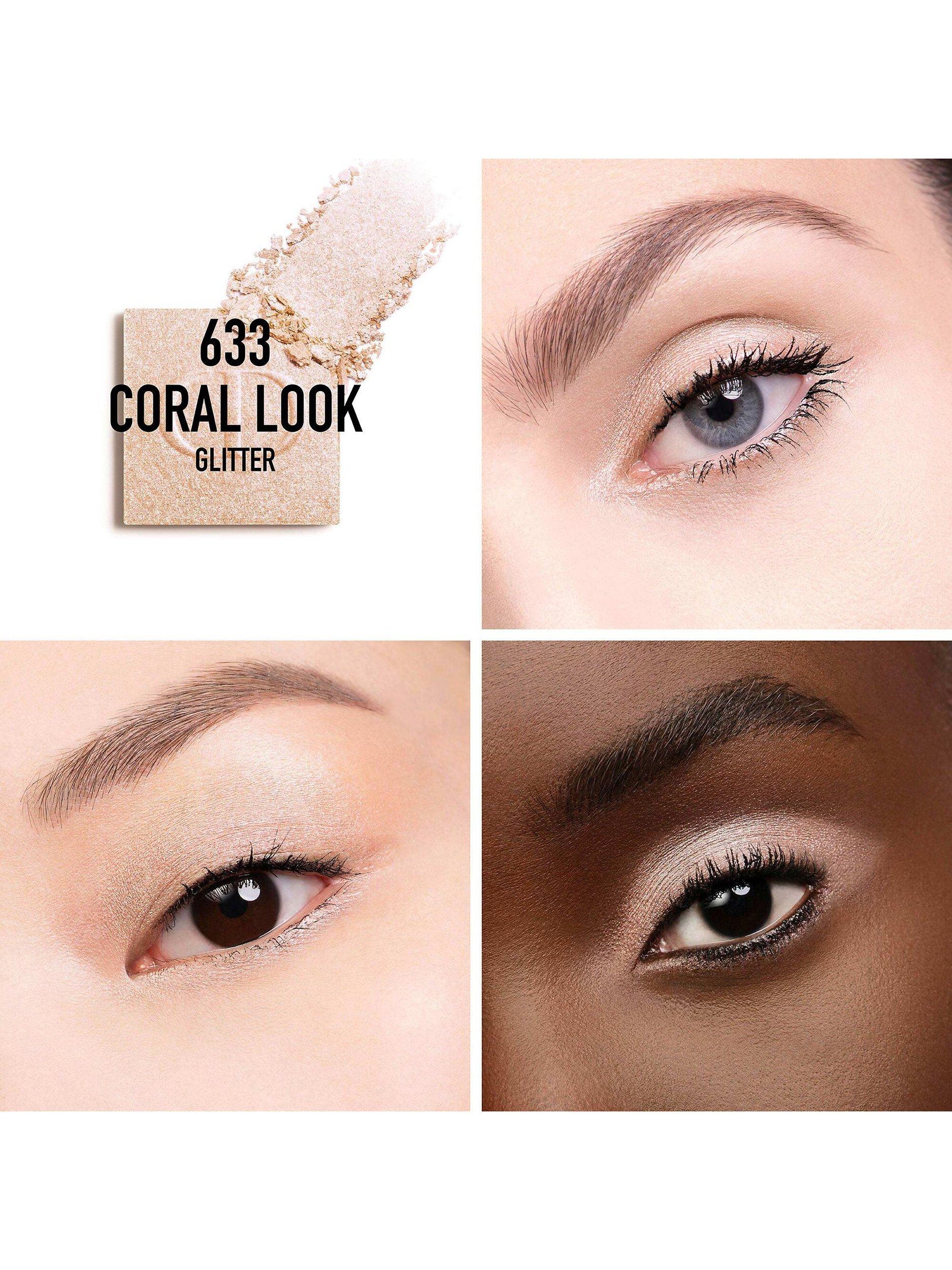 Product image 2 of 6, which shows DIOR Diorshow Mono Couleur Couture Eyeshadow, 633 Coral Look Glitter