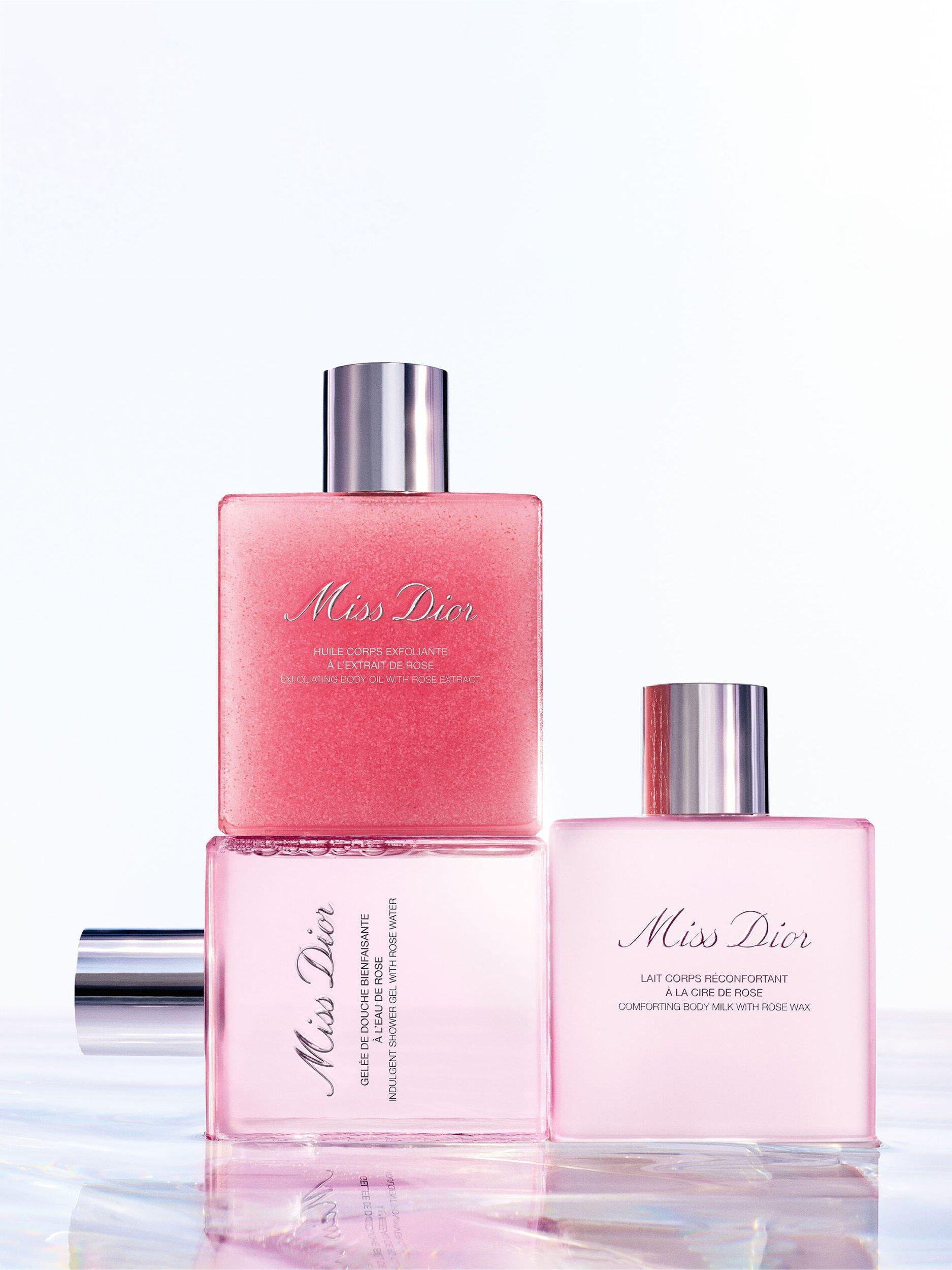 Product image 2 of 3, which shows DIOR Miss Dior Exfoliating Body Oil, 175ml