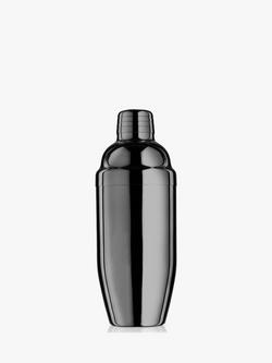 Final Touch Double Wall Stainless Steel Cocktail Shaker, 532ml, Black, 
