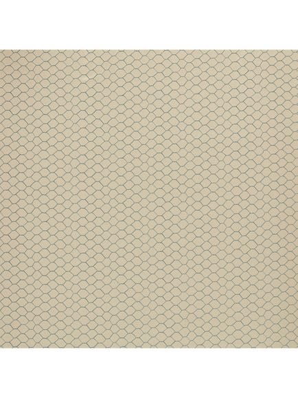 Sanderson x Giles Deacon Bantam Net Furnishing Fabric, Woad