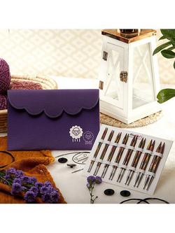 KnitPro Symfonie Interchangeable Deluxe Knitting Needle Set - view 2, Purple