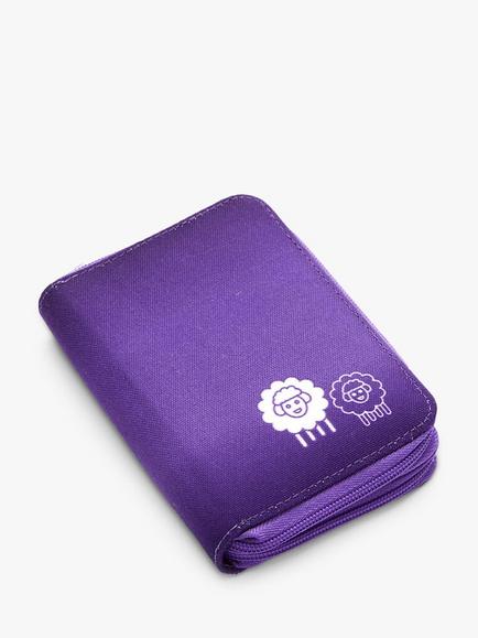 KnitPro Symfonie Interchangeable Knitting Needle Starter Set, Purple