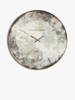 Thomas Kent Charleston Large Analogue Wall Clock, 91cm, Brown, Brown