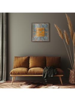 Thomas Kent Florentine Square Roman Numeral Analogue Wall Clock, 60cm, Grey - view 2, Grey