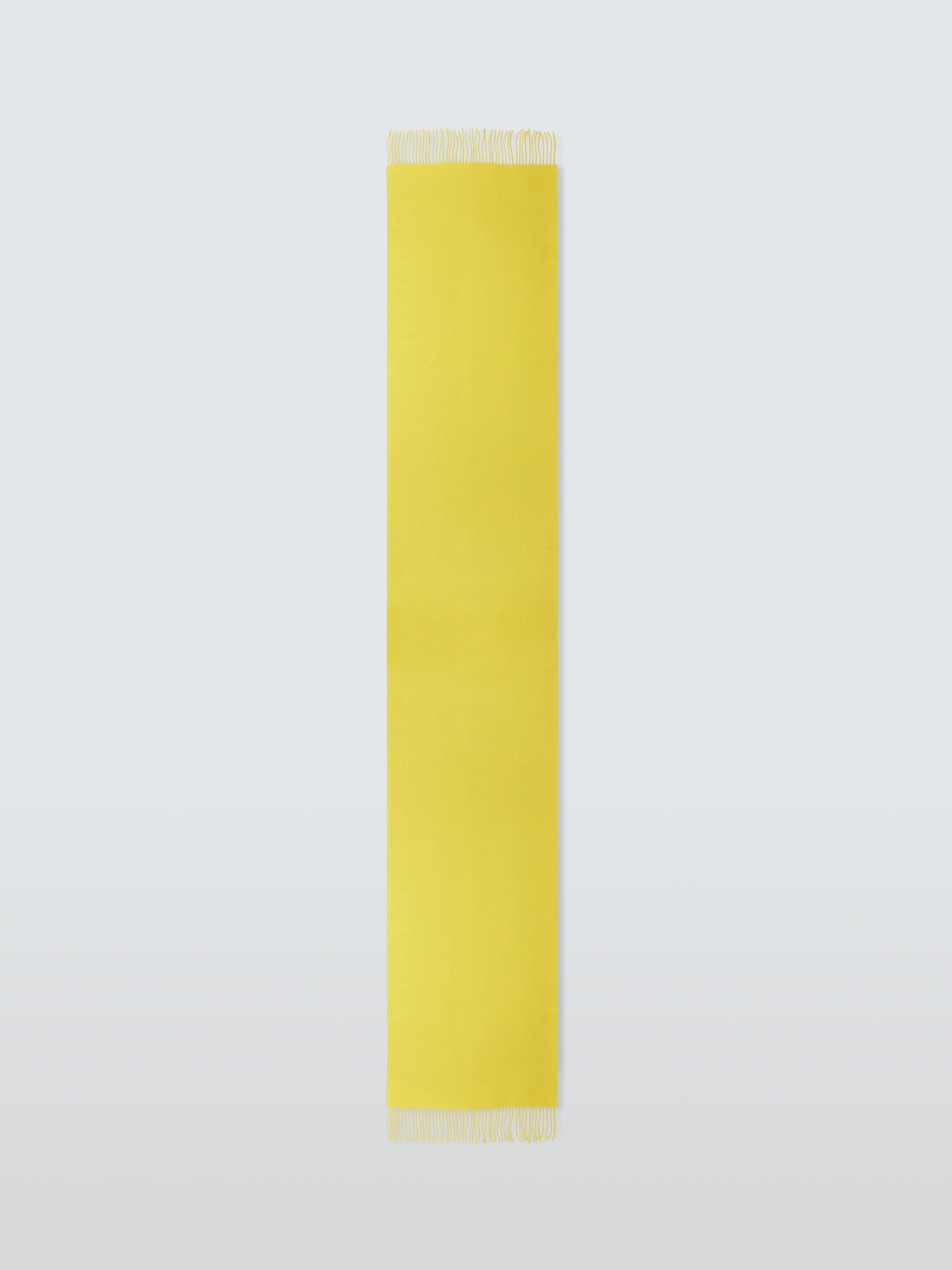 Product image 4 of 5, which shows John Lewis Blanket Wool Scarf, Yellow