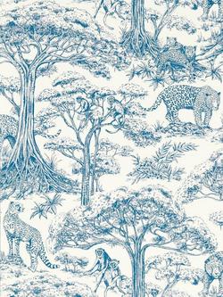 Clarke & Clarke Kisumu Wallpaper, Caribbean