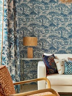 Clarke & Clarke Kisumu Wallpaper - view 2, Caribbean