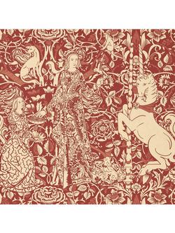 Sanderson x Giles Deacon Aurelia's Grail Wallpaper, Madder/Parchment