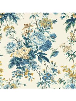 Sanderson x Giles Deacon Lakeland Paradis Wallpaper, Poppinjay/Lion