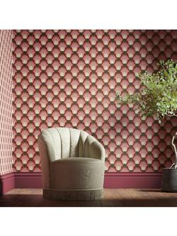 Morris & Co. Tulip & Bird Wallpaper - view 2, Amaranth