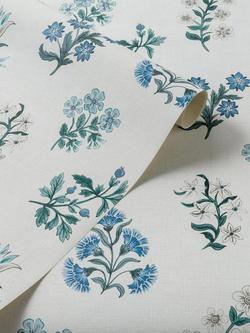 Clarke & Clarke Leiden Wallpaper - view 2, Denim