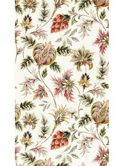 Clarke & Clarke Sizergh Wallpaper, Blush/Sage