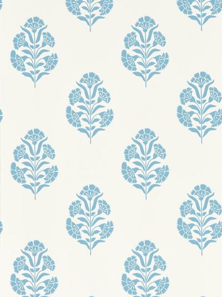 Clarke & Clarke Standen Wallpaper, Denim