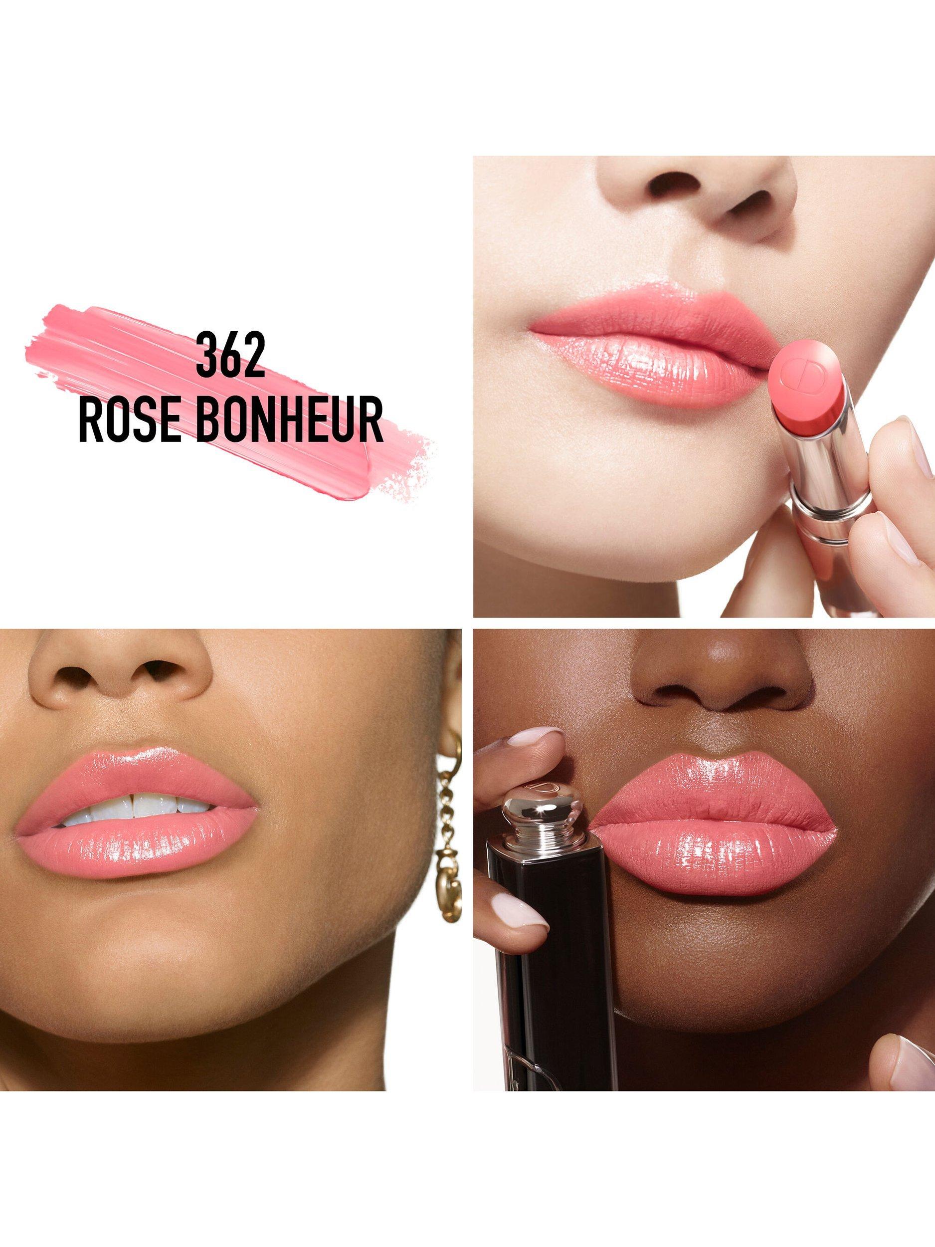 Product image 2 of 7, which shows DIOR Addict Shine Lipstick Refill, 362 Rose Bonheur