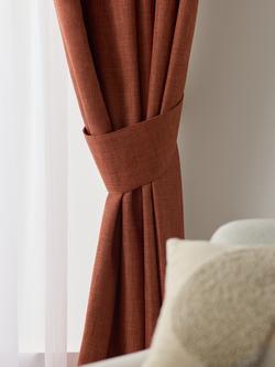 John Lewis Textured Weave Tieback, Pack of 2 - view 2, Brick