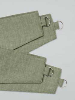 John Lewis Textured Weave Tieback, Pack of 2 - view 2, Sage