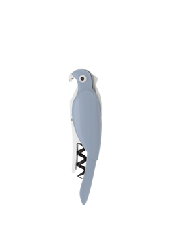 Uberstar Budgie Wine Bottle Opener, Blue, Blue