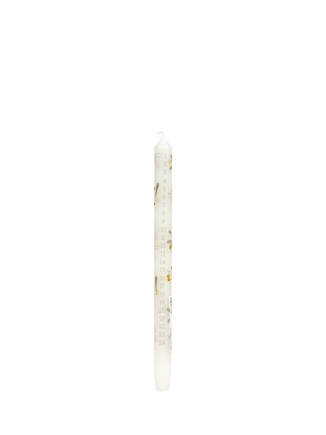 Talking Tables Mistletoe Advent Dinner Candle, H30cm