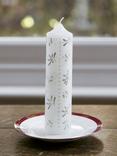 Talking Tables Mistletoe Advent Pillar Candle, H20.5cm