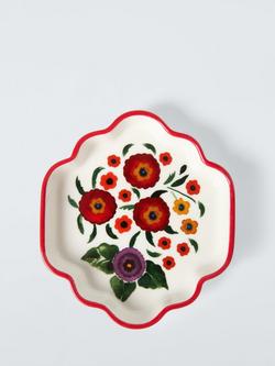 John Lewis Archive Floral Print Trinket Dish, Multi - view 2, 