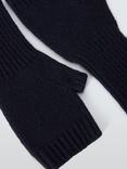 John Lewis Wool Blend Wrist Warmers, Navy