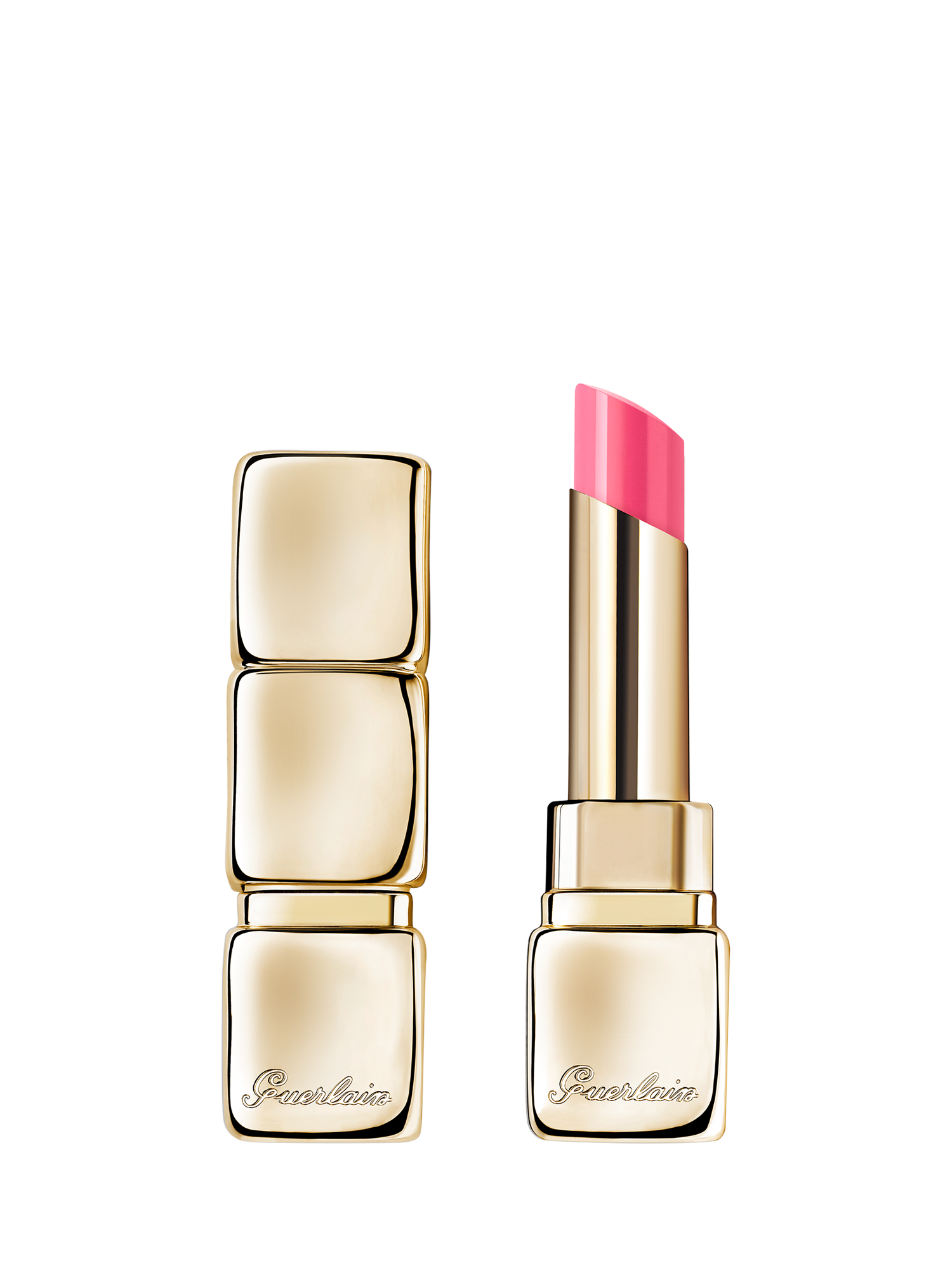 Product image 1 of 8, which shows Guerlain Kiss Kiss Bee Glow Lip Balm, 454 Pop Rose Glow