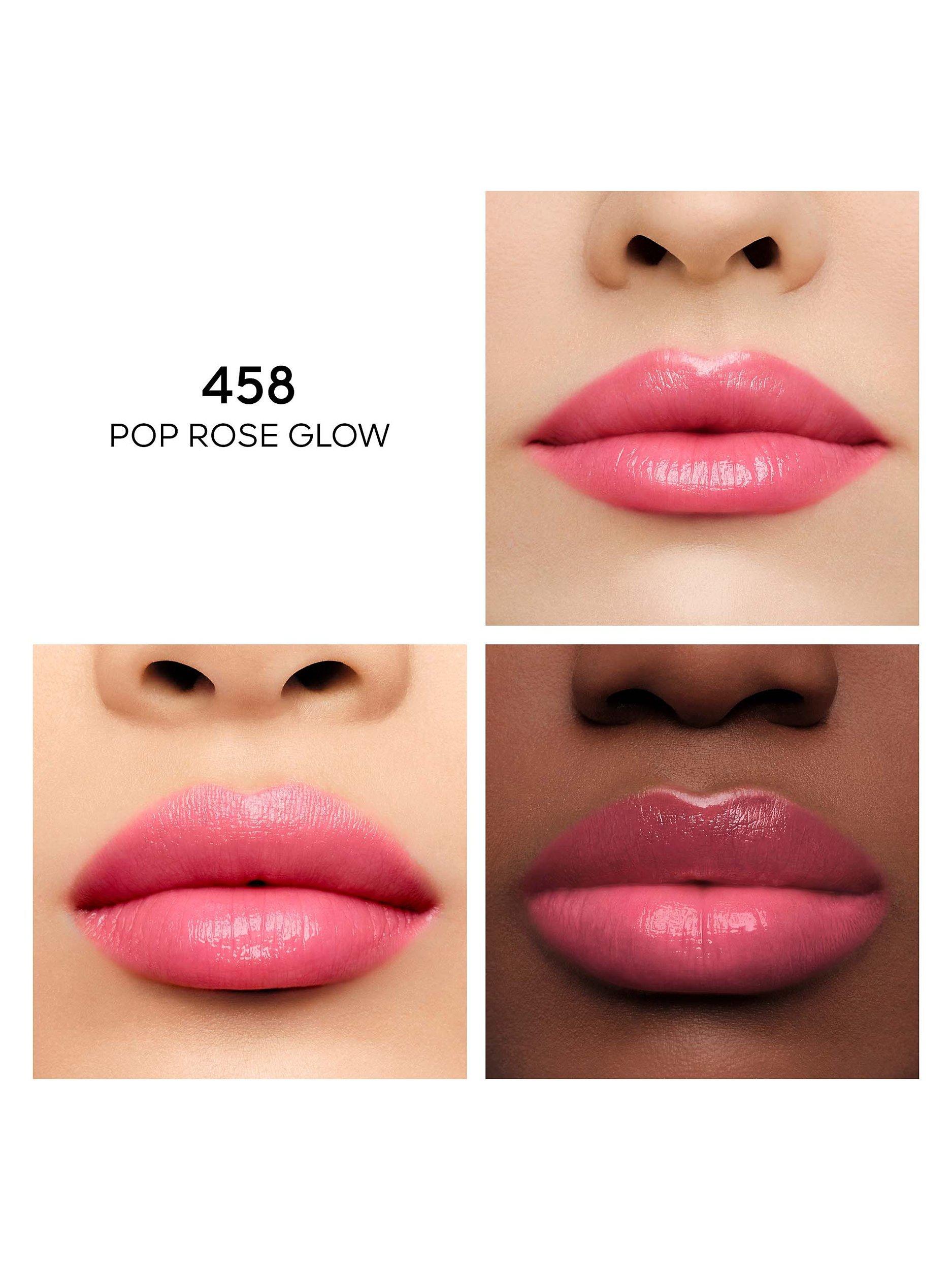 Product image 3 of 8, which shows Guerlain Kiss Kiss Bee Glow Lip Balm, 454 Pop Rose Glow
