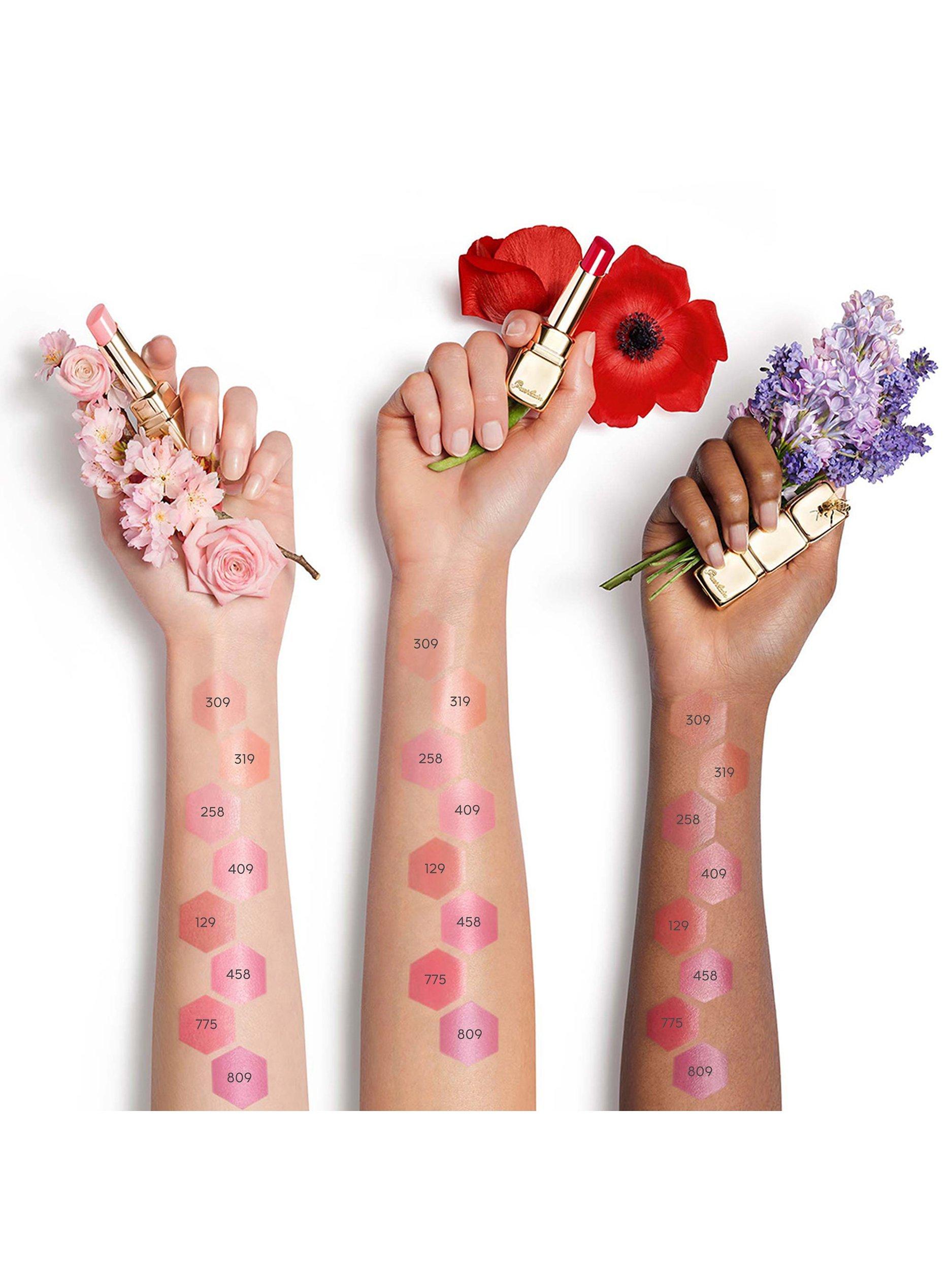 Product image 5 of 8, which shows Guerlain Kiss Kiss Bee Glow Lip Balm, 454 Pop Rose Glow