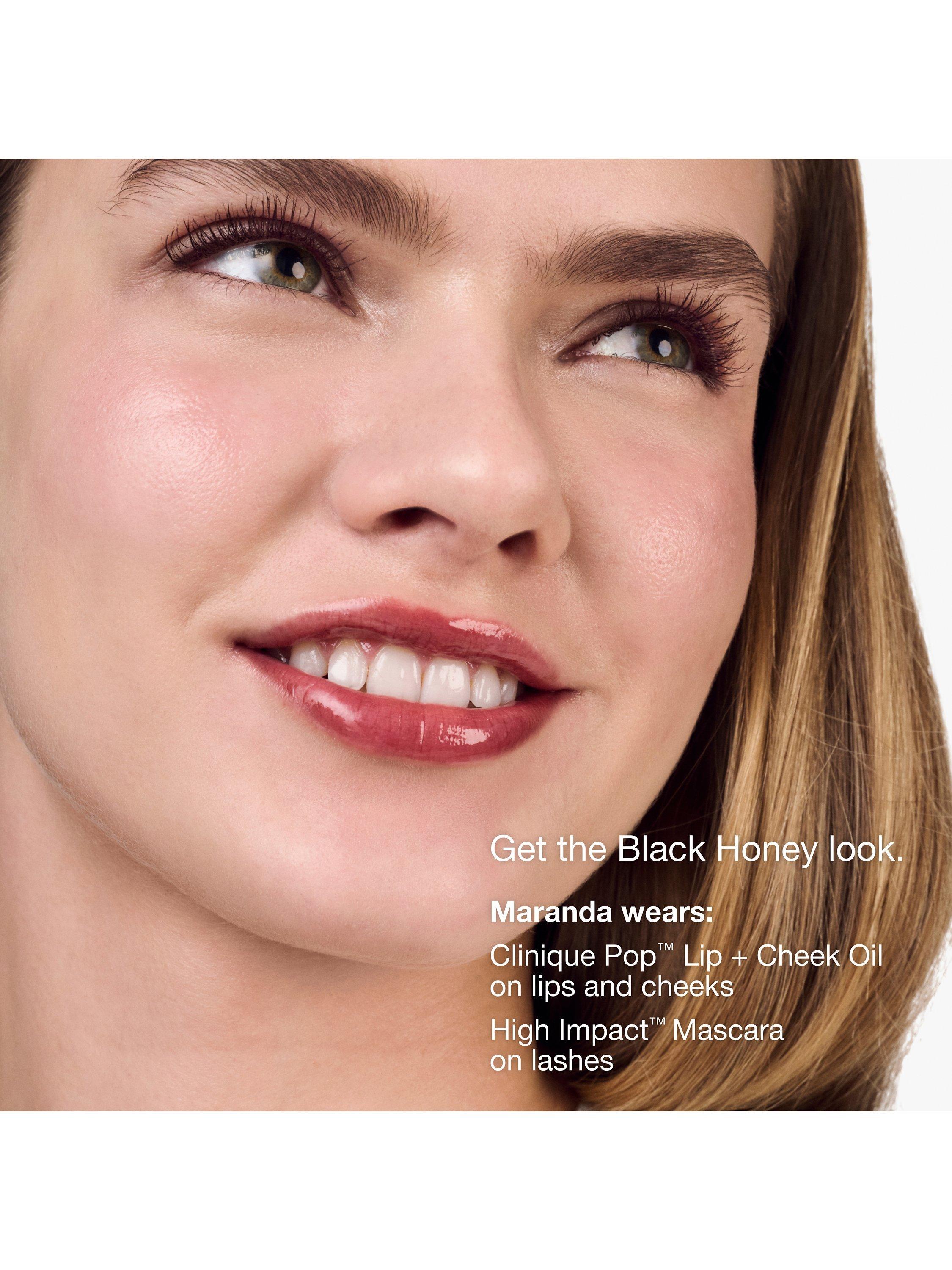 Product image 3 of 5, which shows Clinique Limited Edition Clinique Pop Lip + Cheek Oil, Black Honey