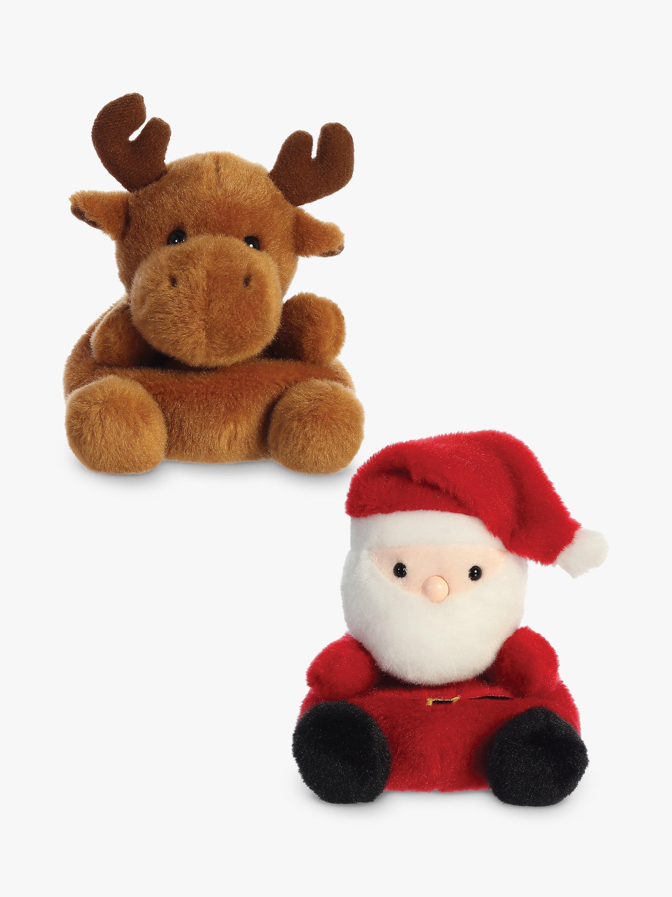 Aurora World Palm Pals Reindeer and Father Christmas