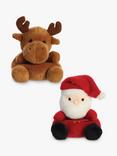Aurora World Palm Pals Reindeer and Father Christmas
