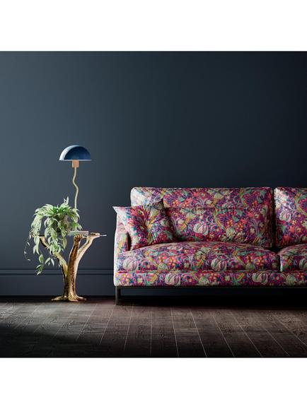 Morris & Co. Golden Lily Furnishing Fabric - view 2, Serotonin Pink